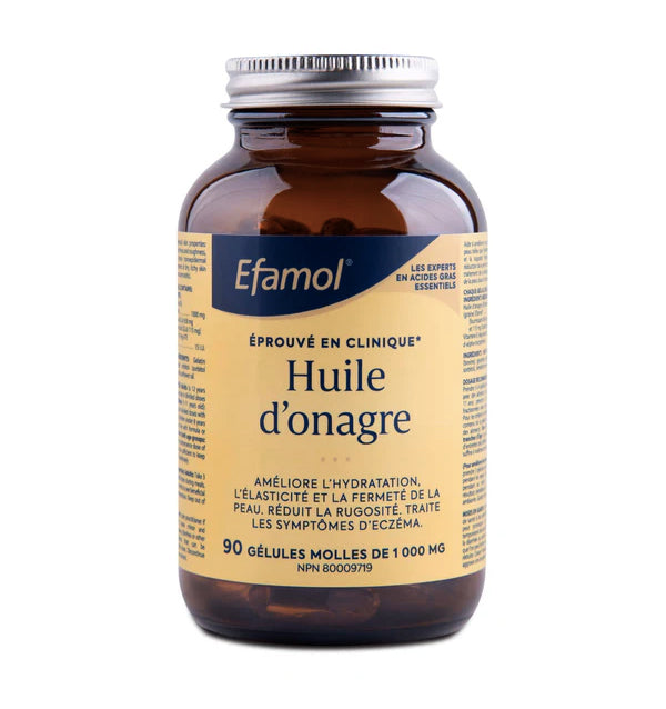 Huile Onagre 1000mg - Efamol - Flora - 90 gélules